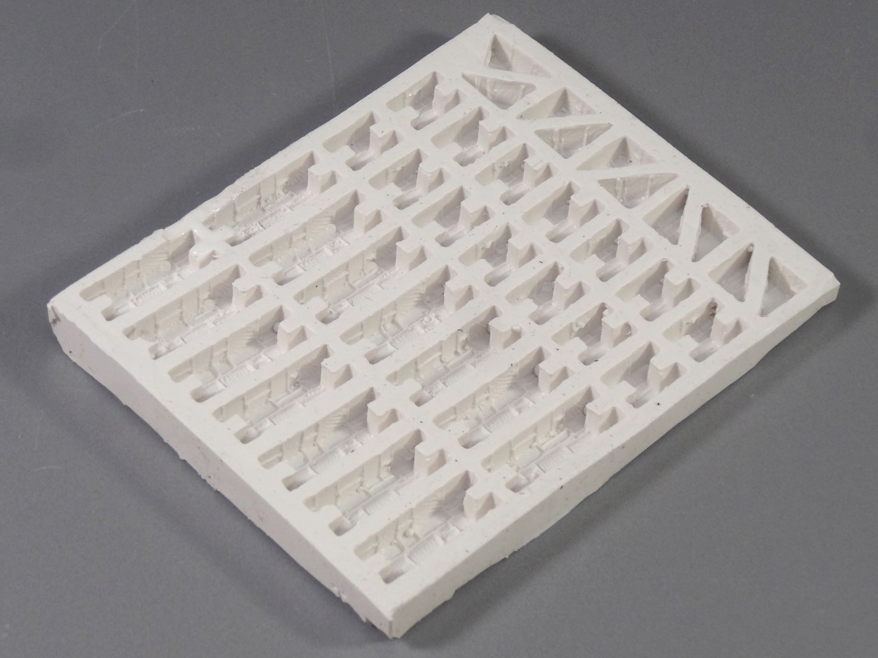 Picture of Moulds-set: squared stone pattern 1:87